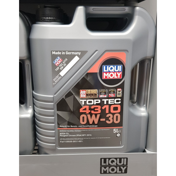 Huile Liqui Moly 4310 top tec 0W30 C2 5L