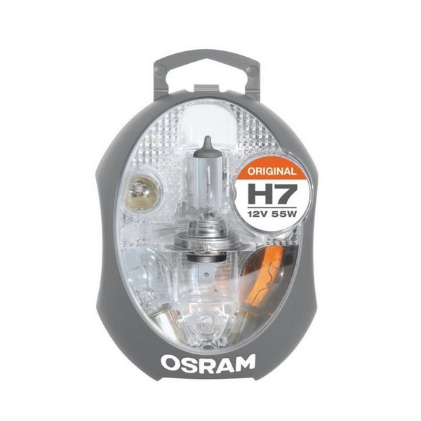 Coffret OSRAM ampoules et fusibles  H7 12V 55W